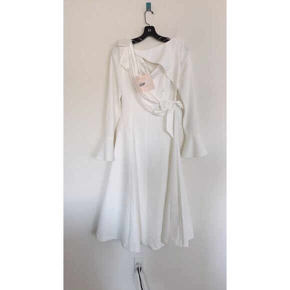 NANA JACQUELINE Giselle Dress (White) M - Picture 9 of 13